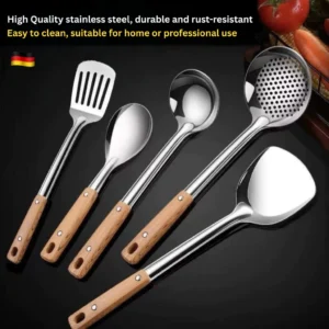 5 Pcs Stainless Steel Utensil Set