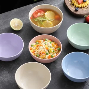 Random Wheat Straw Bowl